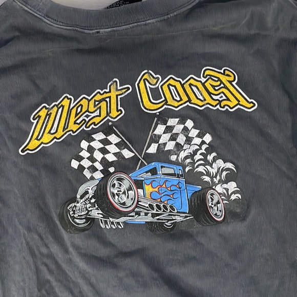 💜2 For $25💜 Forever 21 x Hot Wheel Collab West Coast Graphic Long Sleeve Shirt - Picture 5 of 6